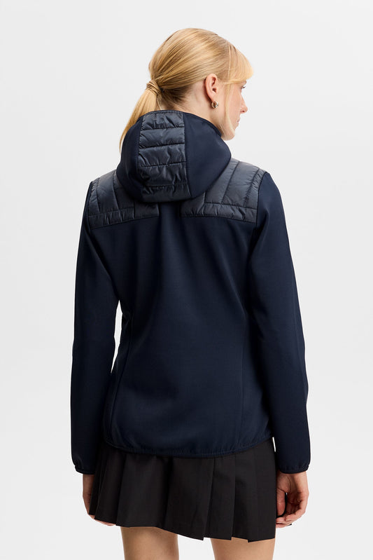 Holma Quilt Hybrid Hood / Navy