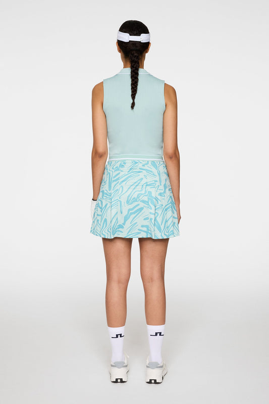 Harlow Print Skirt / Scribble Stillwater