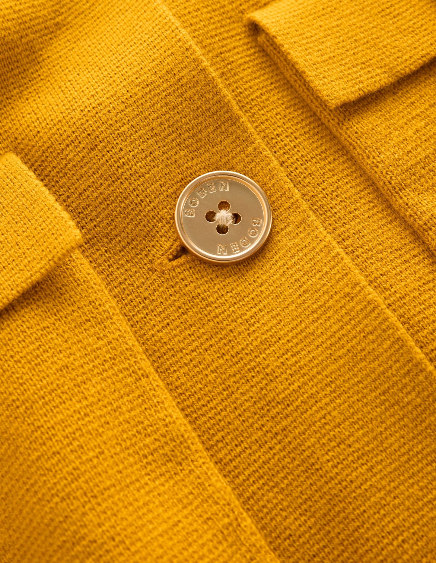 Phoebe Collared Knitted Jacket-Golden Rye